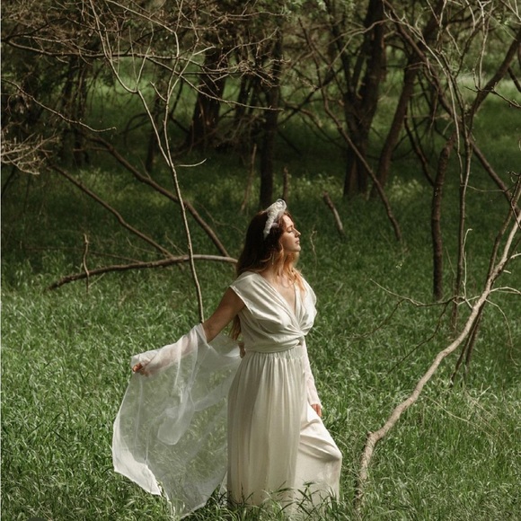 Miranda Bennett Silk Pants sz M - Picture 10 of 11